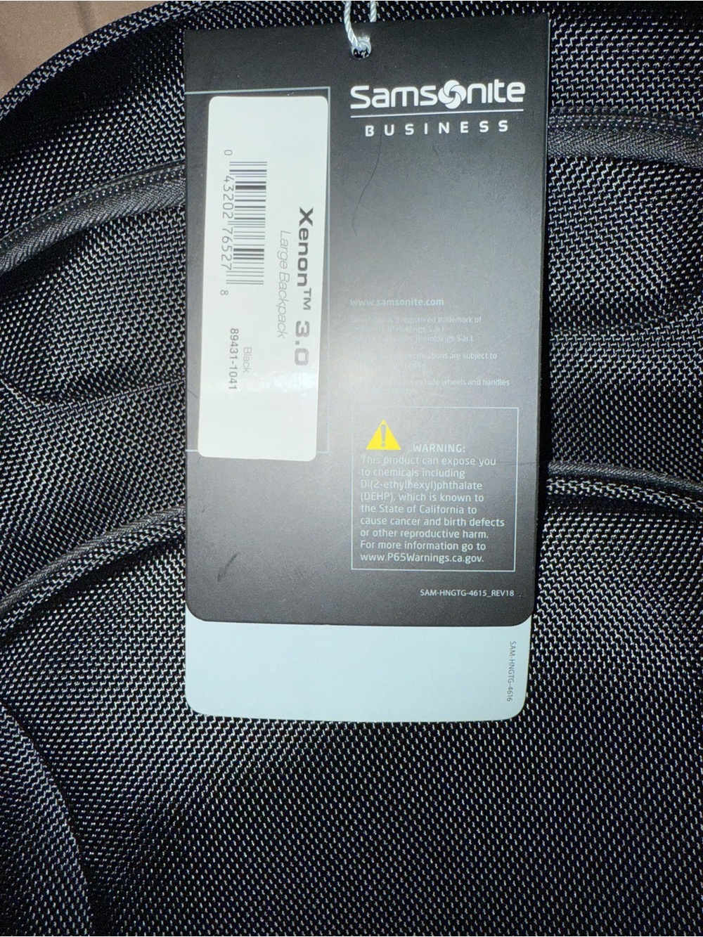 Samsonite backpack - Picture 5 of 6